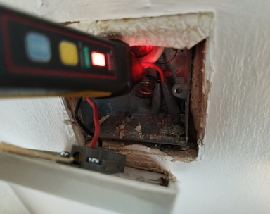 live-wires-not-terminated-inside-a-light-switch-enclosure